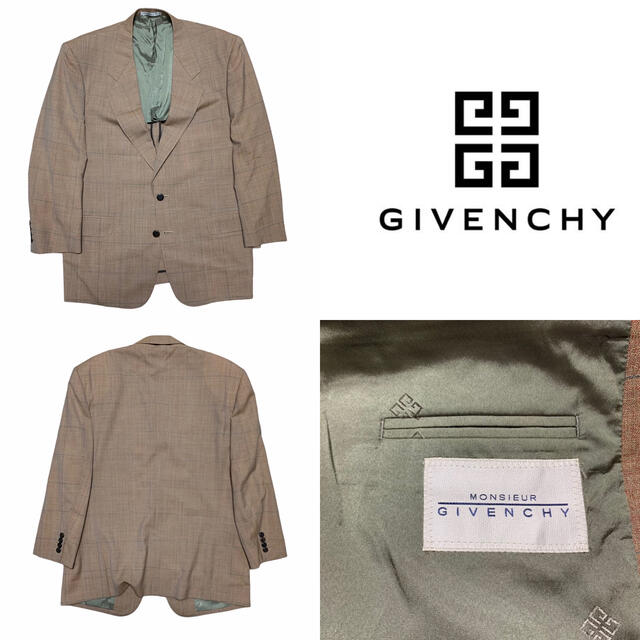 Givenchy Givenchy ジバンシー ウール ベージュ ジャケット レトロ 古着 原宿の通販 By 古着屋atem ｱｰﾃﾑ ジバンシィならラクマ