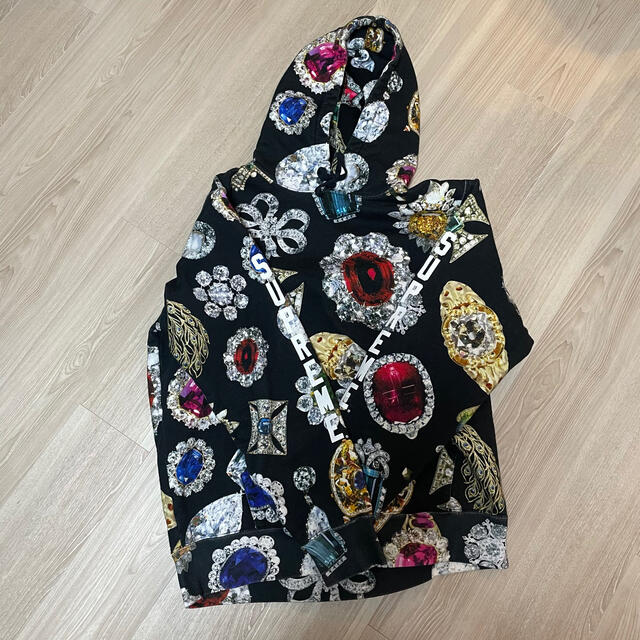 supreme jewels hooded black XL