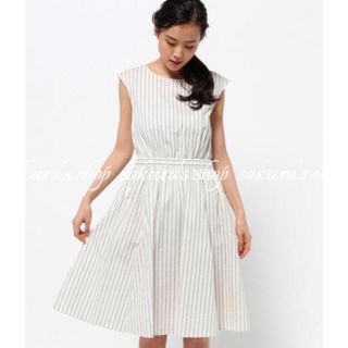 ANAYI - アナイ♡定価3万円 ドビーストライプギャザーワンピース