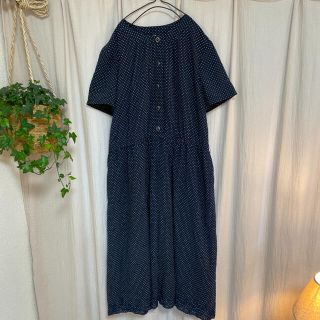 古着　ワンピース　レトロ　ヴィンテージ(ひざ丈ワンピース)