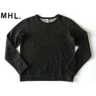 マーガレットハウエル(MARGARET HOWELL)の美品 MHL. ウールコットン ニットトレーナー M 日本製(ニット/セーター)