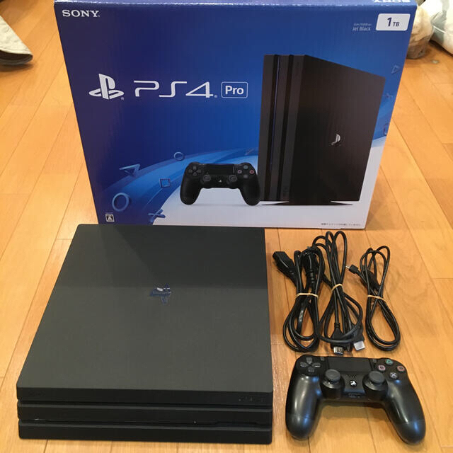 【値下げクーポン利用可】PS4 PRO本体 ブラック CUH-7000B 1TB