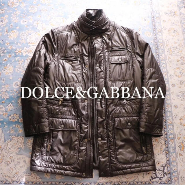 DOLCE&GABBANA ミリタリー8ポケット ダウンジャケット