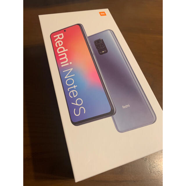 スマートフォン本体新品未使用 Redmi Note 9S 128GB/6G 国内版SIMフリー