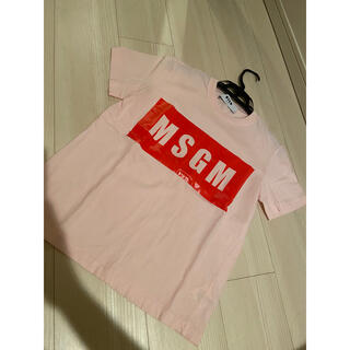 エムエスジイエム(MSGM)の正規品 ピンク 新品未使用 msgm Tシャツ(Tシャツ(半袖/袖なし))