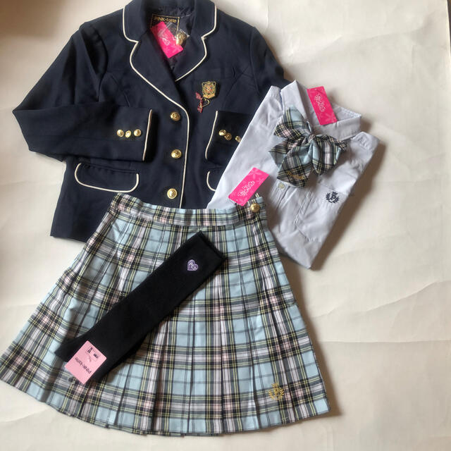 PINK-latte(ピンクラテ)の新品　PINKlatte  シャツ➕ソックス キッズ/ベビー/マタニティのキッズ服女の子用(90cm~)(ドレス/フォーマル)の商品写真