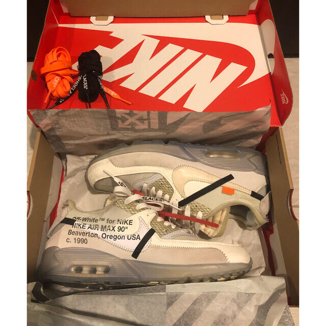 Nike × offwhite AIR MAX90 初期モデル　the Ten