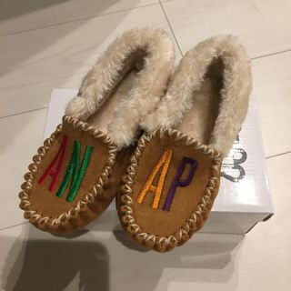 アナップキッズ(ANAP Kids)の新品　ANAPKIDS ファーシューズ(スリッポン)