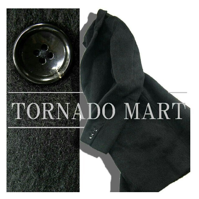 TORNADO MART(トルネードマート)の【新品】75,000円　トルネードマート　ウール混　シャギーチェスターコート メンズのジャケット/アウター(チェスターコート)の商品写真