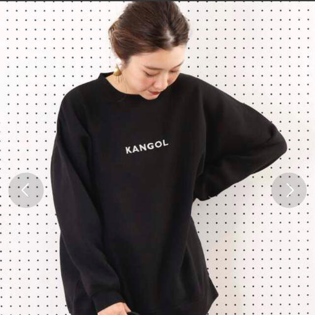 KANGOL(カンゴール)の期間限定お値下げ。KANGOL/カンゴール　別注 クルーネックスウェット レディースのトップス(トレーナー/スウェット)の商品写真