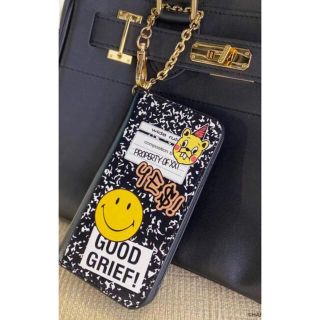 アパルトモンドゥーズィエムクラス(L'Appartement DEUXIEME CLASSE)の新品タグ付 GOOD GRIEF! SMILE iphoneX用cover (iPhoneケース)