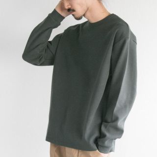 アーバンリサーチ(URBAN RESEARCH)のアーバンリサーチ　ワッフルクルーネック　スミクロ　S(Tシャツ/カットソー(半袖/袖なし))