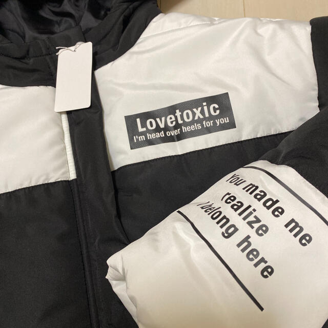 lovetoxic(ラブトキシック)の1★新品★ラブトキ★中綿入り・ダウン・ジャンバー・アウター キッズ/ベビー/マタニティのキッズ服女の子用(90cm~)(ジャケット/上着)の商品写真