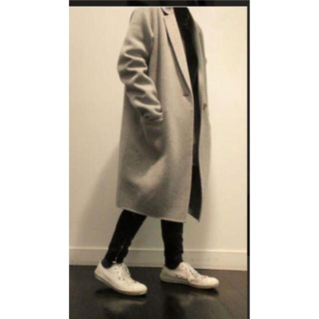 theory - Theory 16AW セオリー ダブルフェイス コート グレーの通販 ...