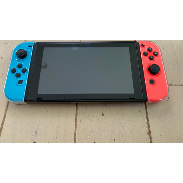 Nintendo Switch(ニンテンドースイッチ)のNintendo Switch ネオン おまけ付き エンタメ/ホビーのゲームソフト/ゲーム機本体(家庭用ゲーム機本体)の商品写真