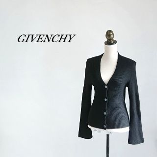 ジバンシィ(GIVENCHY)のtoff様専用 GIVENCHY ジバンシー カーディガン レディース ブラック(カーディガン)