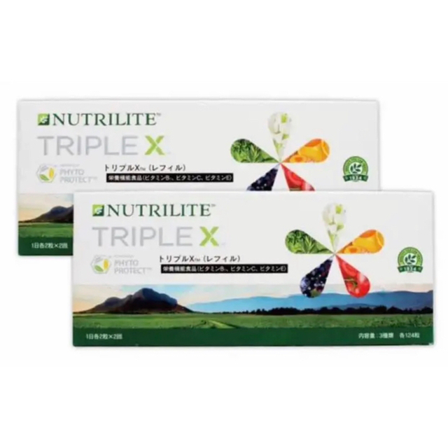 Amway トリプルエックス TRIPLE X レフィル 2個セット 大きな割引 8415 ...