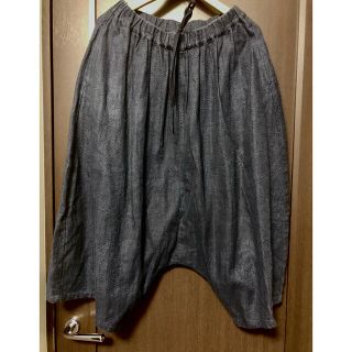 ネストローブ(nest Robe)のnest Robe ネストローブ　リネンコットンギャザーサルエルパンツ(サルエルパンツ)