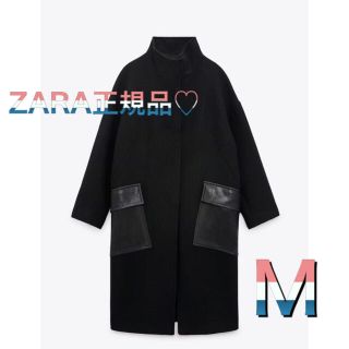 ザラ(ZARA)のZARA♡ マッチングレザー風　ロング　コート(ロングコート)