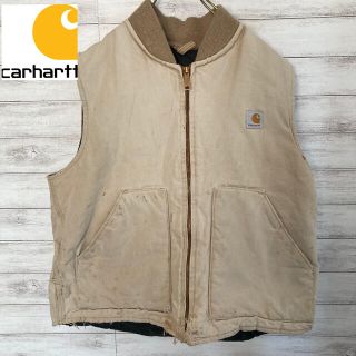 カーハート(carhartt)のLサイズ 古着 カーハート ワークベスト USA製 キルティング #263(ベスト)