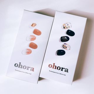 ohora オホーラ✩.*˚ジェルネイルシール 2種34枚セット！