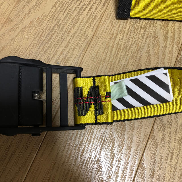 off-white Classic industrial belt