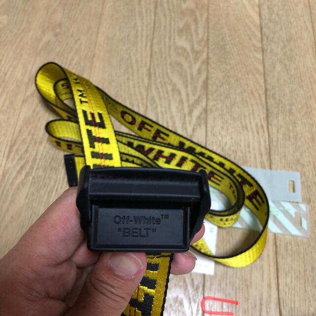 off-white Classic industrial belt