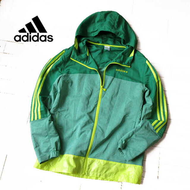 adidas(アディダス)の超美品 O(XL)サイズ アディダス ネオレーベル メンズ パーカージャケット メンズのトップス(パーカー)の商品写真