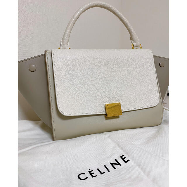 人気の春夏 celine - セリーヌ トラペーズ 2WAY ハンドバッグ