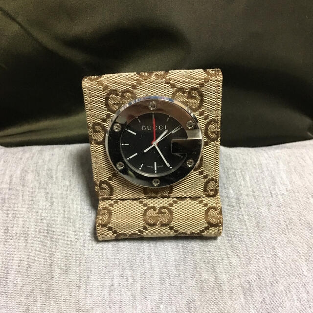 Gucci(グッチ)のグッチ　コンパクト　置き時計 インテリア/住まい/日用品のインテリア小物(置時計)の商品写真
