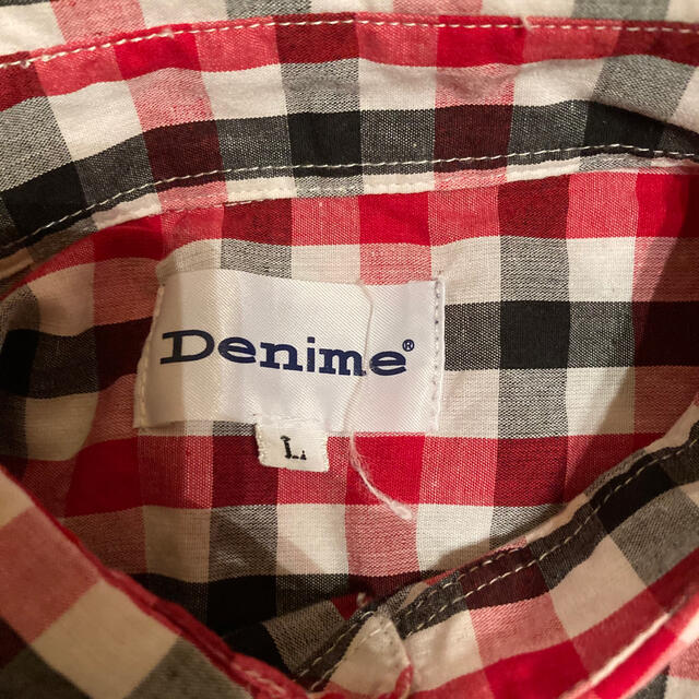 DENIME(ドゥニーム)のドゥニーム　シャツ　サイズL メンズのトップス(シャツ)の商品写真