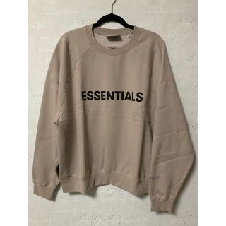 フィアオブゴッド(FEAR OF GOD)のESSENTIALS スウェット  Lサイズ　タン(スウェット)