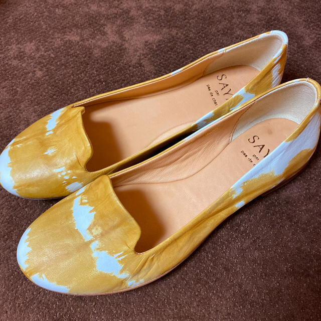 SAYA(サヤ)のSAYA💕新品フラットシューズ💕イエロー22㎝ レディースの靴/シューズ(バレエシューズ)の商品写真