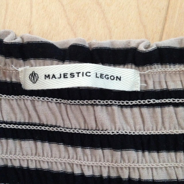 MAJESTIC LEGON(マジェスティックレゴン)の美品MAJESTICLEGONオフショル レディースのトップス(カットソー(長袖/七分))の商品写真