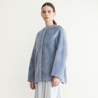 ドゥロワー(Drawer)の2019aw casa fline  エコファーコート　アウター(毛皮/ファーコート)