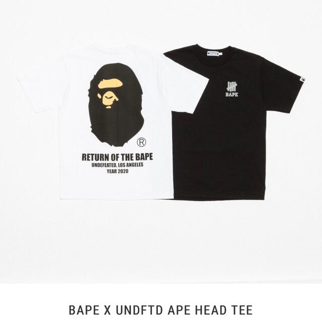 アンディフィーテッドundefeated bape tee