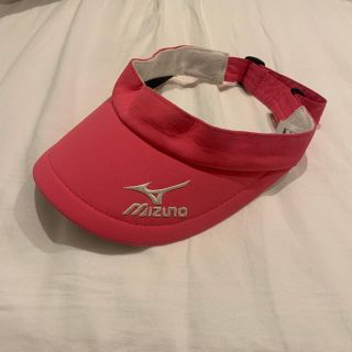 ミズノ(MIZUNO)のミズノ　サンバイザー　ピンク(サンバイザー)