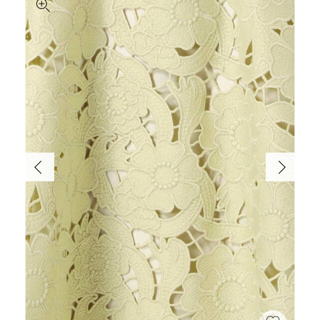 MERCURYDUO(マーキュリーデュオ)のマーキュリーデュオ　フラワーレースフレアスカート   レディースのスカート(ひざ丈スカート)の商品写真