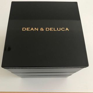 ディーンアンドデルーカ(DEAN & DELUCA)のDEAN&DELUCA 三段重　小　限定カラー　ブラック　希少(弁当用品)