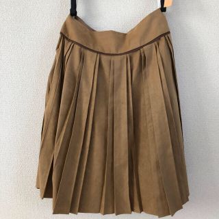 アンタイトル(UNTITLED)の【美品】アンタイトル　プリーツスカート  (ひざ丈スカート)