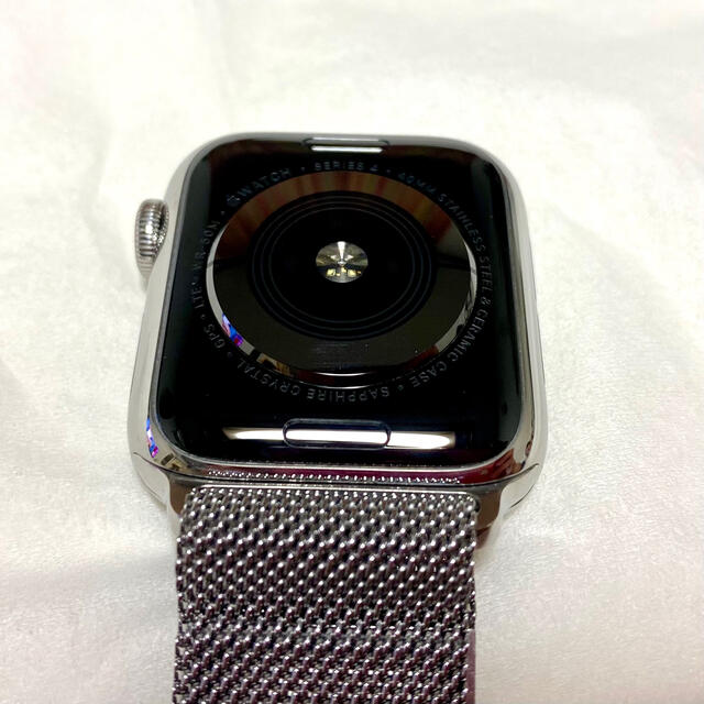 Apple Watch(アップルウォッチ)のアップルウォッチ applewatch 4 ステンレス セルラー ミラネーゼ メンズの時計(腕時計(デジタル))の商品写真