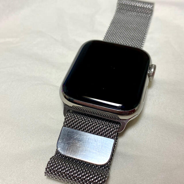 アップルウォッチ applewatch 4 ステンレス セルラー ミラネーゼ