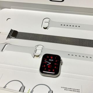 アップルウォッチ(Apple Watch)のアップルウォッチ applewatch 4 ステンレス セルラー ミラネーゼ(腕時計(デジタル))