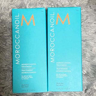 モロッカンオイル(Moroccan oil)のモロッカンオイル　100ml × 2本　新品未開封　ポンプ付き(トリートメント)