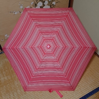 コーチ(COACH)のCOACH コーチ の 折りたたみ傘🌂 ピンク ‼️(傘)