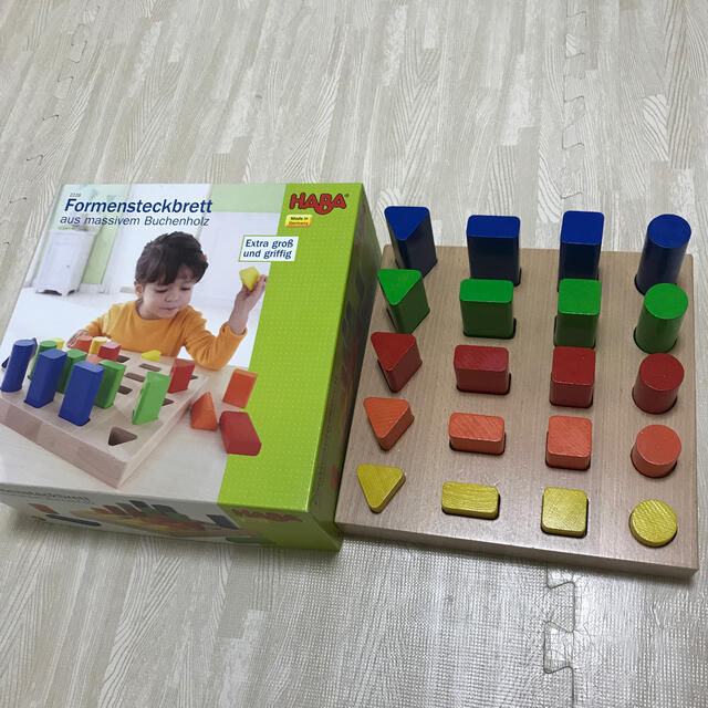 HABA(ハーバー)のMoana様専用　HABA ペグ立て キッズ/ベビー/マタニティのおもちゃ(知育玩具)の商品写真