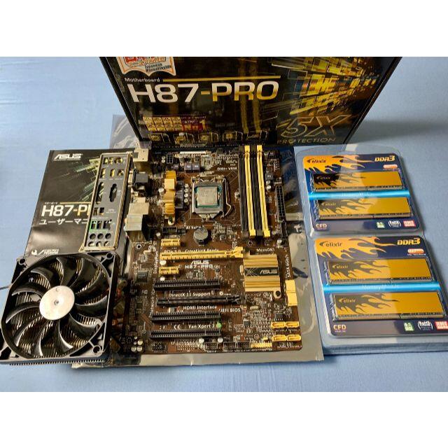 i7-4770 / H87-PRO / 4GB×4 / CPU Fanセット - PCパーツ