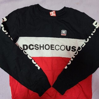 ディーシー(DC)のDC　150 トレーナー黒×赤(Tシャツ/カットソー)