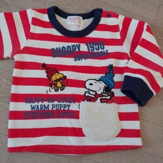 ピーナッツ(PEANUTS)のスヌーピー　ベビー　トップス　80(トレーナー)