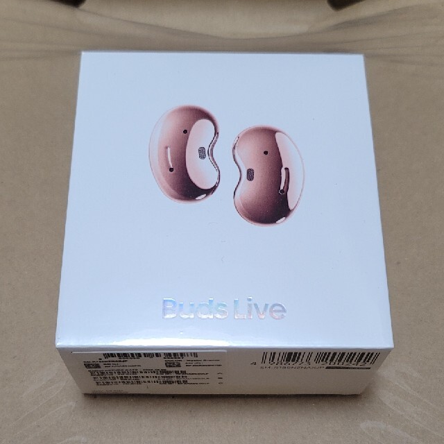 Galaxy(ギャラクシー)の【新品未開封】Galaxy buds live 【ミスティックブロンズ】 スマホ/家電/カメラのオーディオ機器(ヘッドフォン/イヤフォン)の商品写真